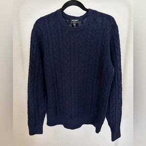Todd Snyder Cable Knit Wool Sweater - Medium